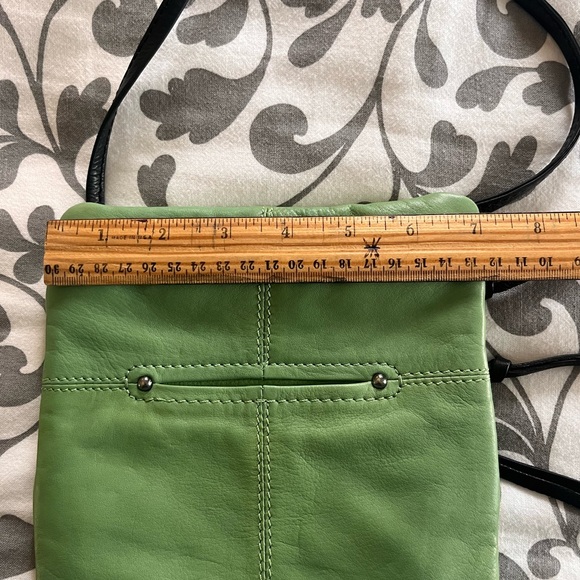 🥳👛HP👛🥳Leather Crossbody Bag W/Multi Pocket 3 Zip Shoulder Handbag 8.5x7 - Picture 13 of 13